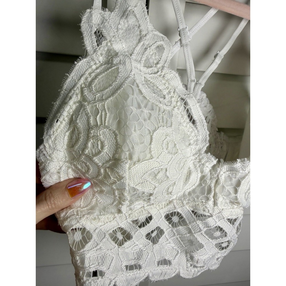 Anemone Women's Comfortable Lace Wireless Stretch Bra Bralette Top Size Small - Picture 7 of 7